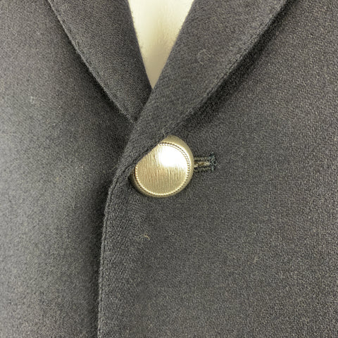 BLACK FLEECE Size 40 Navy Wool Notch Lapel Metal Buttons Sport Coat