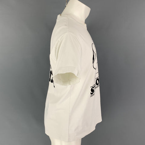 MARC JACOBS x PEANUTS Size S White Cotton Crew-Neck T-shirt