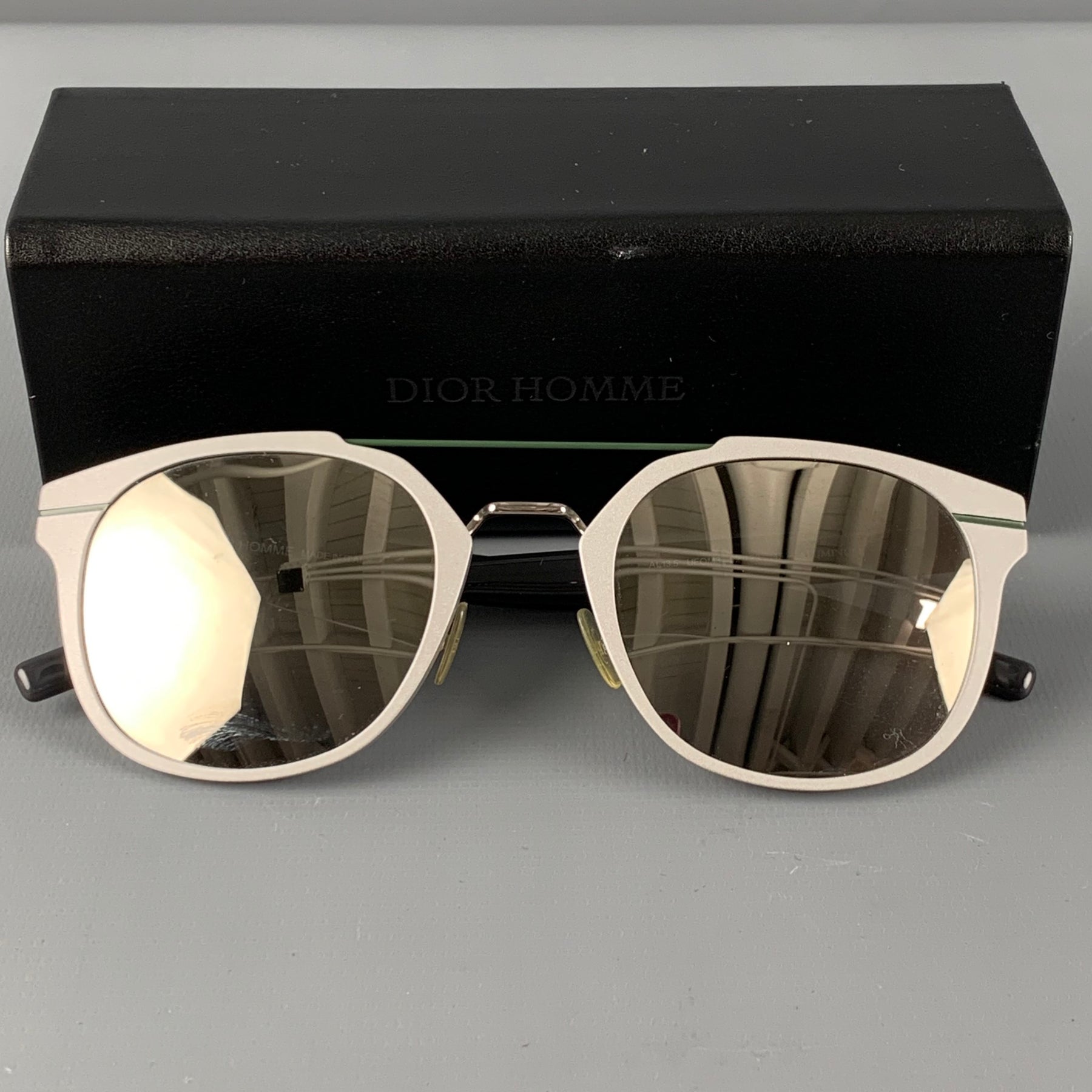 DIOR HOMME アビエーターサングラス メタルフレーム ブラック
