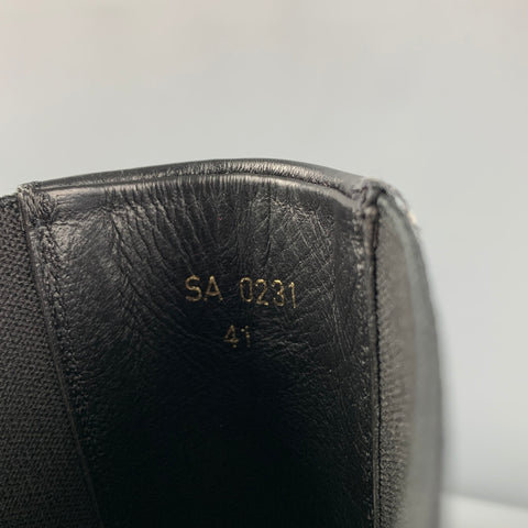 GIVENCHY Size 8 Black Leather Chelsea Boots