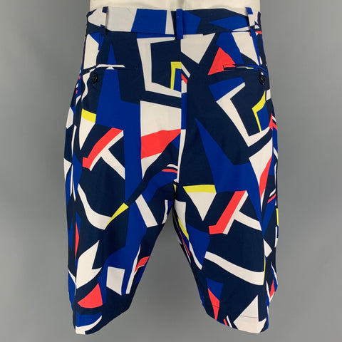 RLX by RALPH LAUREN Size 38 Multi-Color Print Polyester Shorts