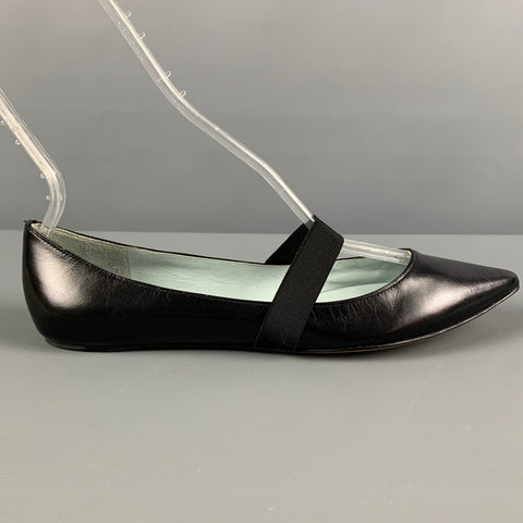 MARC JACOBS Zapatos planos Mary Jane de cuero negro talla 8.5