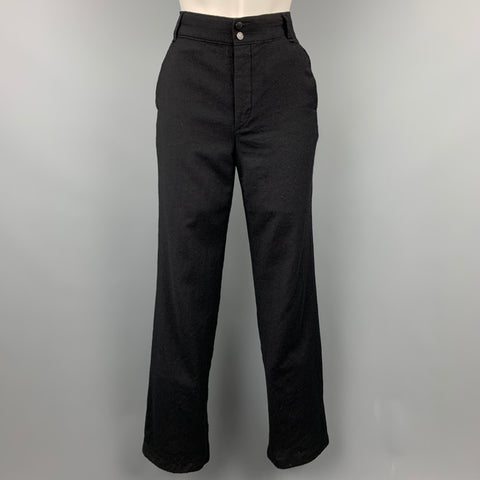 RAG &amp; BONE Taille 4 Pantalon habillé en laine noire à jambe droite