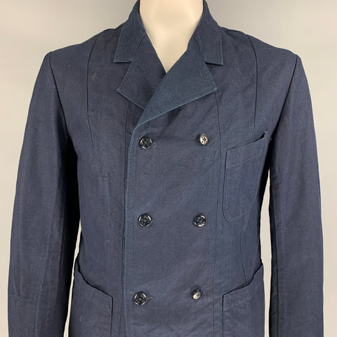 45rpm Size L Indigo Cotton Double Breasted Jacket