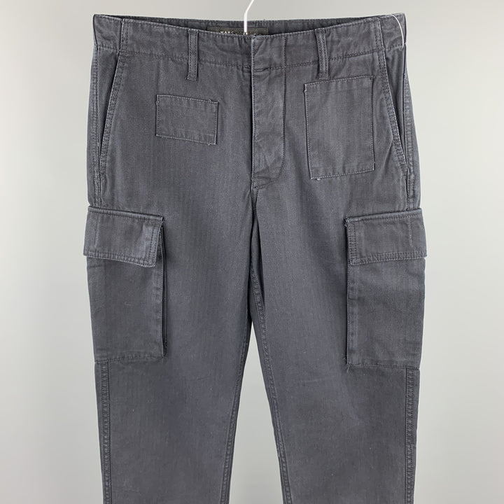MARC by MARC JACOBS Size 28 Navy Cotton Cargo Casual Pants