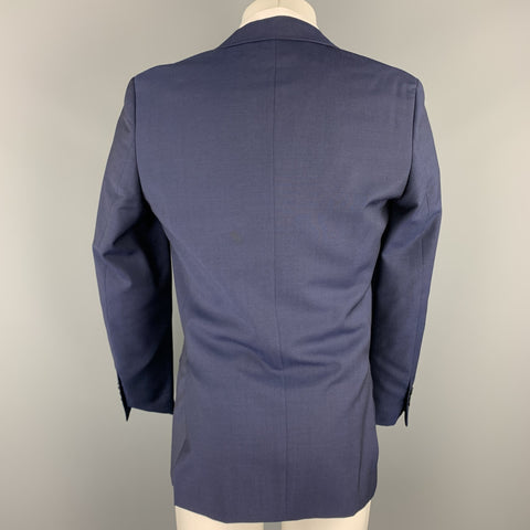 REISS Size 36 Short Navy Wool Notch Lapel Suit