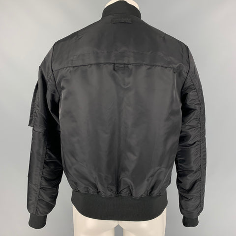 ELEVEN PARIS Blouson Bomber en Polyamide Noir Taille S