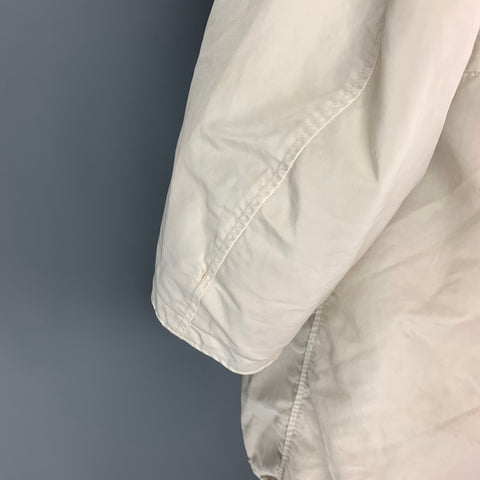 VISVIM Abrigo Valdez Khampa Asimétrico De Nylon Blanco Roto Talla S