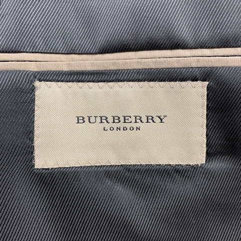 BURBERRY LONDON Size 42 Regular Dark Gray Wool Notch Lapel Suit
