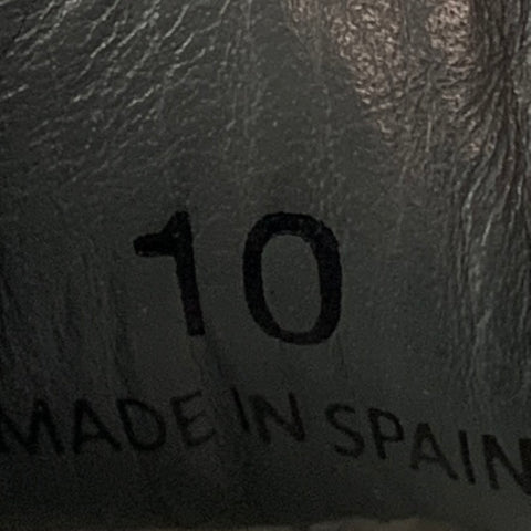 LANVIN Taille 10 Baskets à plateforme en toile de marbre blanc bleu