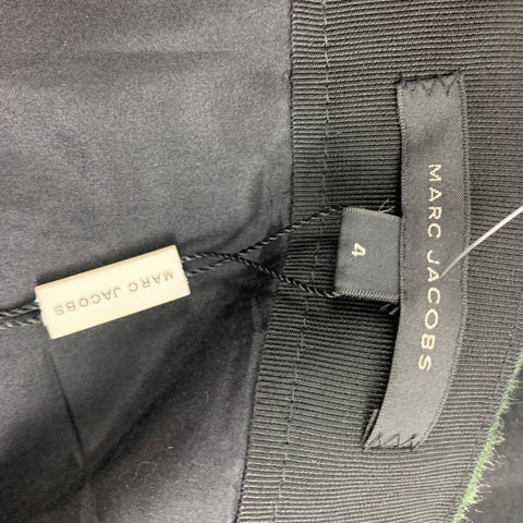 MARC JACOBS Size 4 Black Wool Sailor Dress Pants