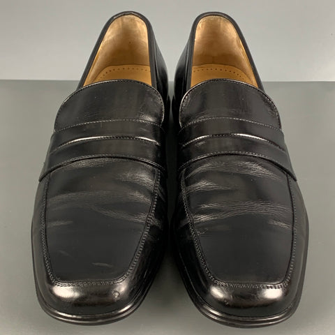 COLE HAAN Size 9 Black Leather Rubber Sole Loafers