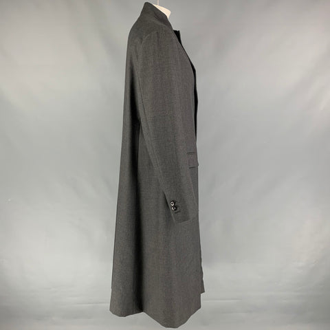 GIORGIO ARMANI Size 48 Grey Wool Long Coat
