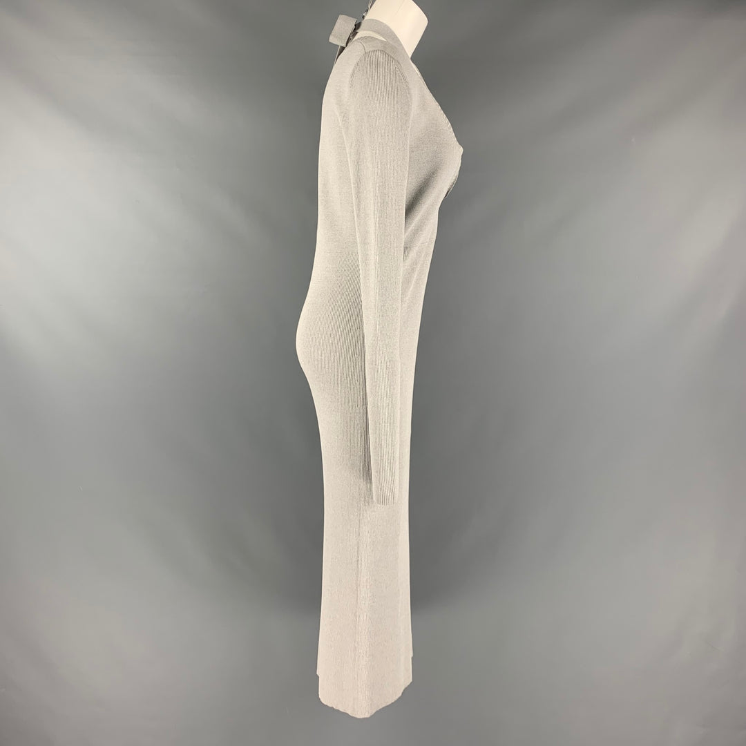 DION LEE Size M Grey Viscose Blend Midi Mid-Calf Dress – Sui Generis  Designer Consignment