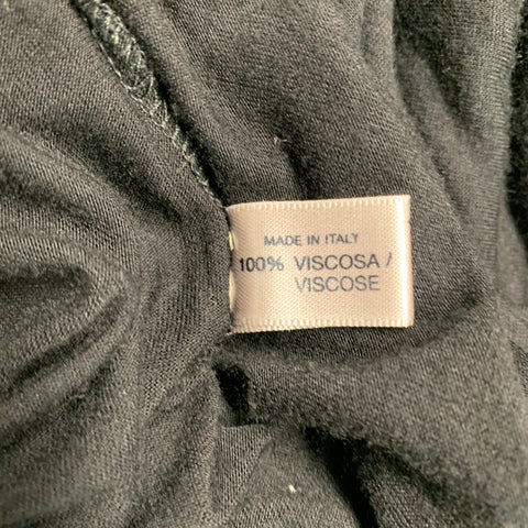 BOTTEGA VENETA Size S Black Viscose T-shirt