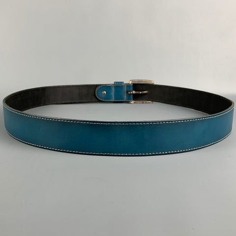 STATE OF ART Size 40 Blue Antique Leather Belt