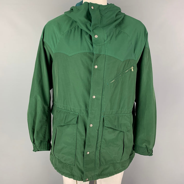 VISVIM Size M Green Nylon / Cotton Lakota Parka Jacket