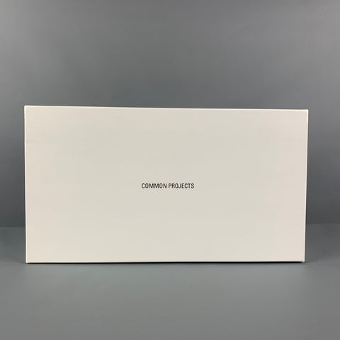 COMMON PROJECTS Size 10 Neon Orange Suede Sneakers