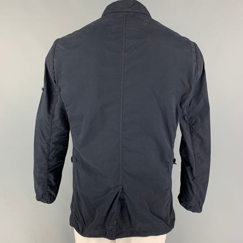 STONE ISLAND Size XL Navy Polyester Polyamide Jacket
