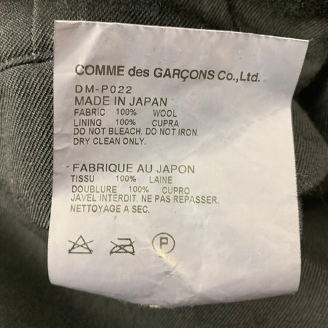 COMME des GARCONS HOMME DEUX Size L Navy Wool Pleated Shorts