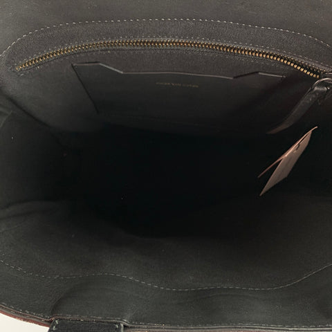 DRIES VAN NOTEN Tan Black Animal Print Pony Hair Tote Bag