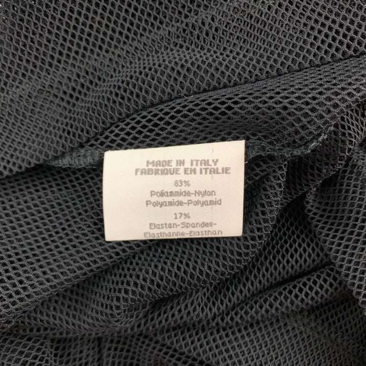 JOHN BARTLETT Size S Black Mesh Polyamide / Nylon Crew-Neck T-shirt