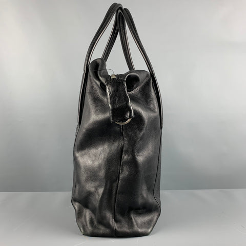 MARTIN MARGIELA Black Leather Top Handles Bags