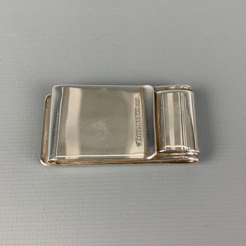 Vintage TIFFANY & CO. Diamond Point Sterling Silver Money Clip