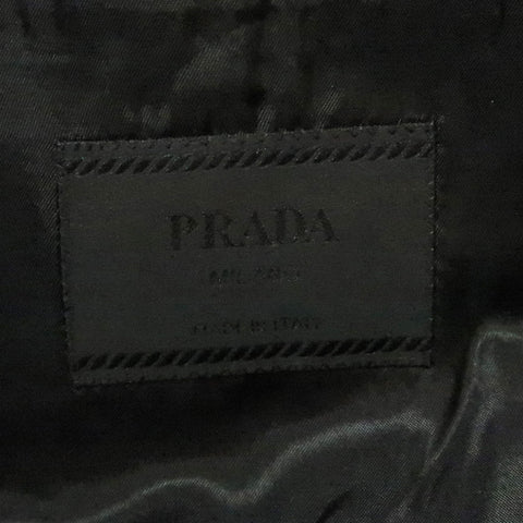 PRADA US 40 / IT 50  Black Single Breasted Sport Jacket Coat