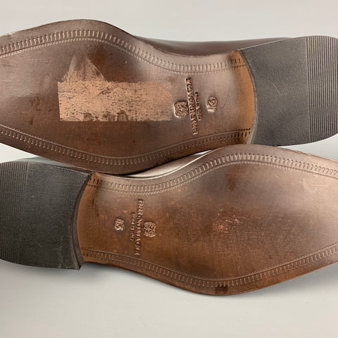 BRUNO MAGLI Taille 10 Chaussures à lacets en cuir marron