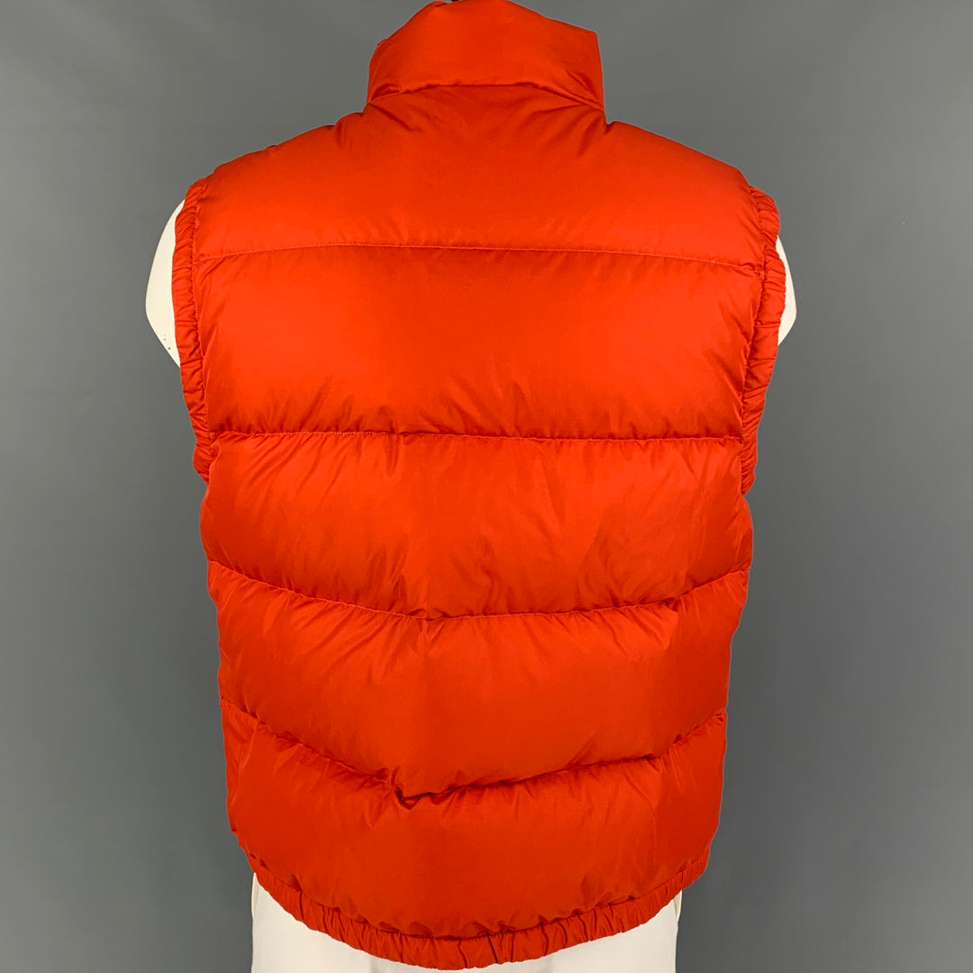 POLO by RALPH LAUREN Talla L Chaleco de poliéster acolchado naranja