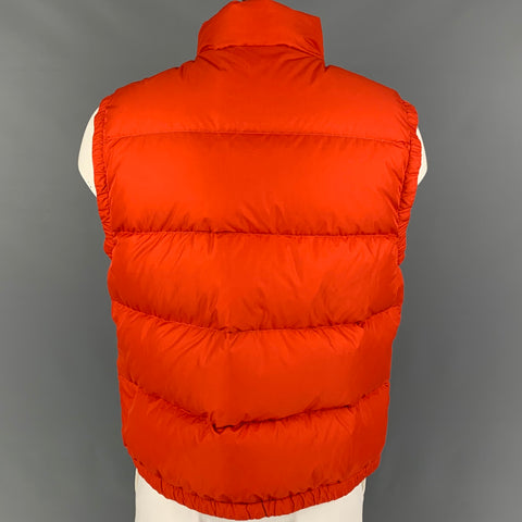 POLO by RALPH LAUREN Size L Orange Quilted Polyester Vest