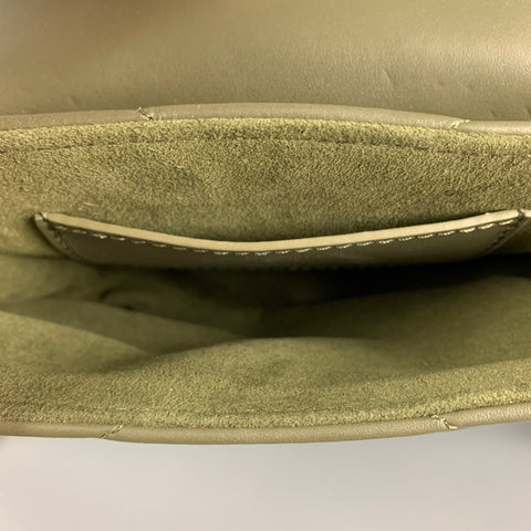 LOUIS VUITTON Olive Quilted Leather New Wave Multi Pochette Bag