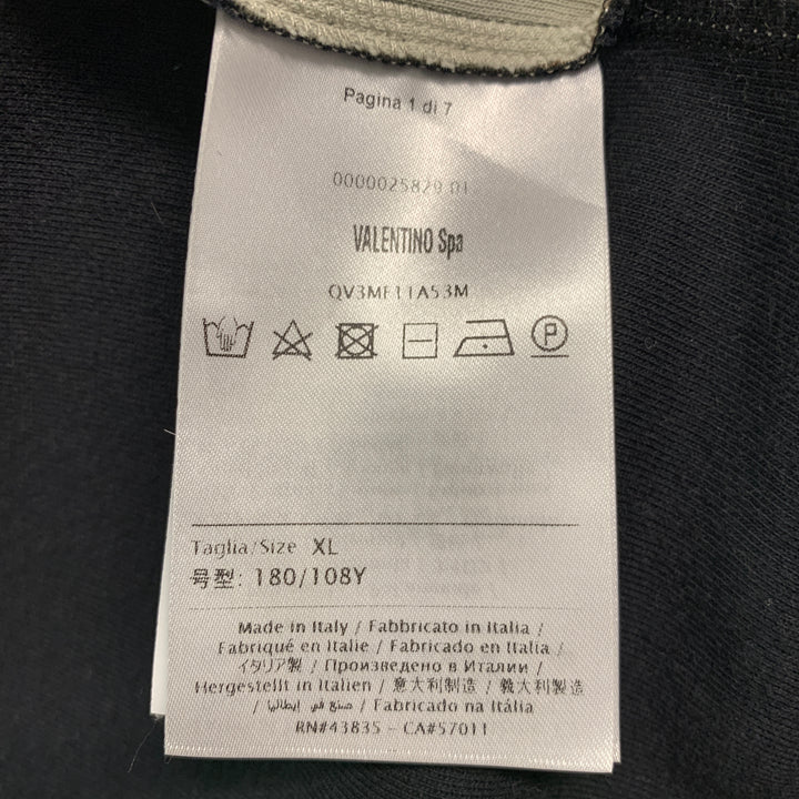 VALENTINO Chaqueta Algodón Poliamida Camuflaje Talla XL Verde Marrón