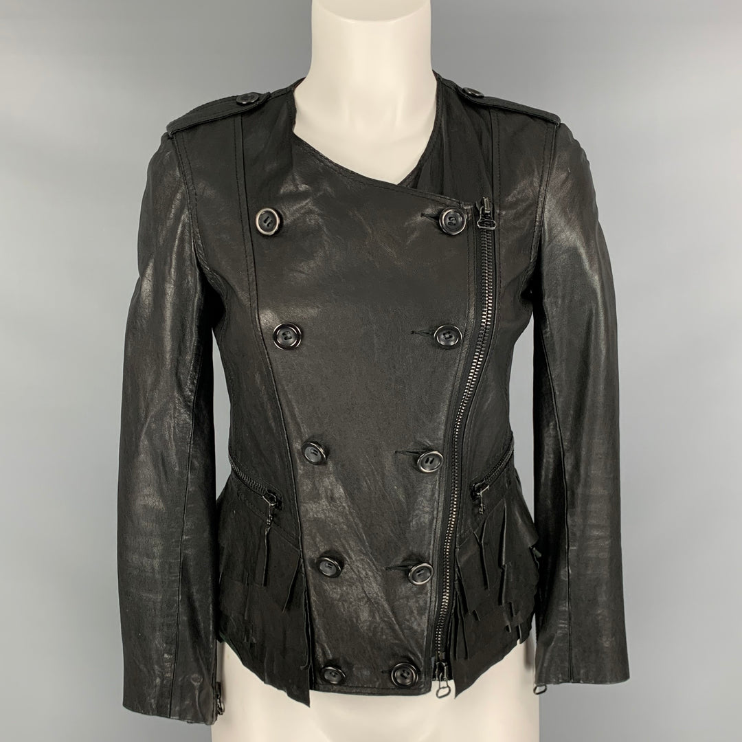 3.1 PHILLIP LIM Size S Black Double Breasted Jacket
