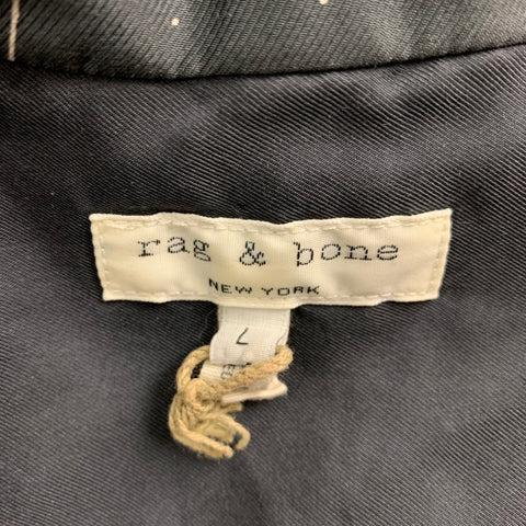 RAG &amp; BONE Vestido camisero Palmera Gris Beige Talla L