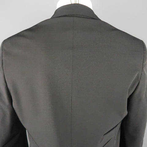 PRADA US 40 / IT 50  Black Single Breasted Sport Jacket Coat