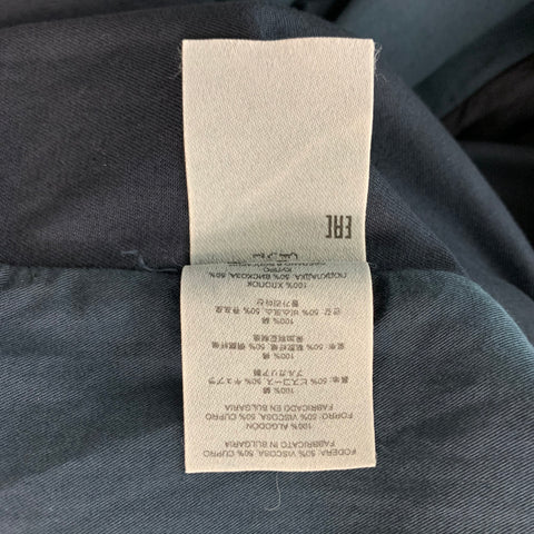 DRIES VAN NOTEN Size 40 Navy Cotton Single Breasted Jacket