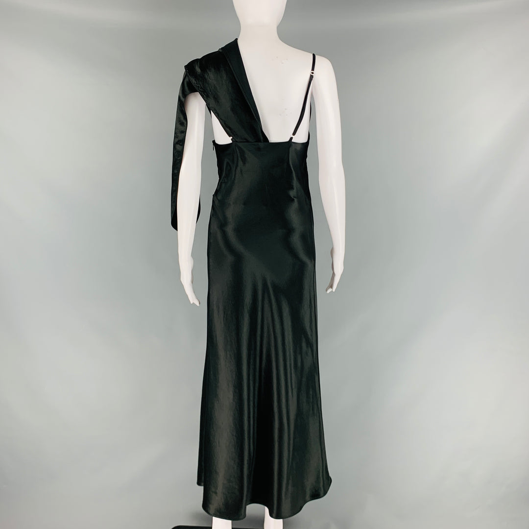 CHRISTOPHER ESBER Black Draped Shift Dress Sui Generis Designer Consignment CHRISTOPHER ESBER Black Draped Shift Dress Sui Generis Designer Consignment