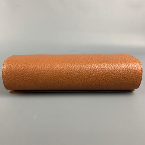 HODINKEE Tan Pebble Grain Leather Watch Travel Case