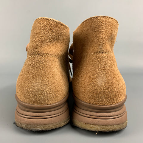 VISVIM Size 9 Sand Textured Leather Lace Up ISDT BOOTS-FOLK