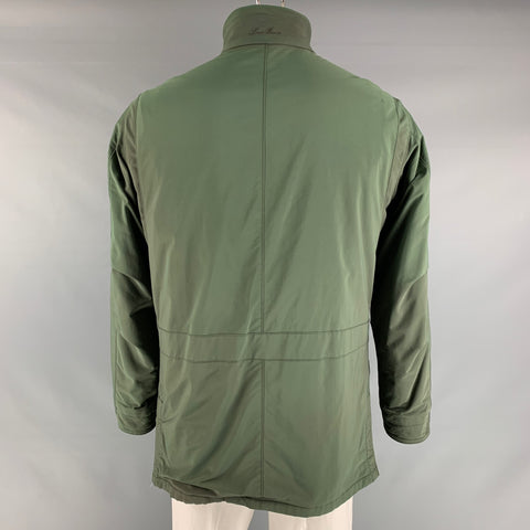 LORO PIANA Size L Green Poliammide Jacket