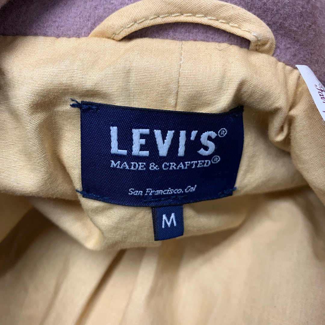 LEVI'S MADE & CRAFTED Size M Mayve Wool Polyester Jacket