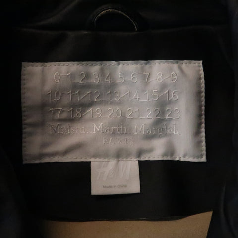 MAISON MARTIN MARGIELA X H&M Size 2 Black & Beige Deconstructed Biker Jacket