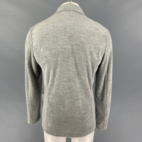 GIORGIO ARMANI Chest Size 42 Gray Cotton Blend Double Breasted Sport Coat
