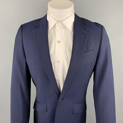 REISS Size 36 Short Navy Wool Notch Lapel Suit