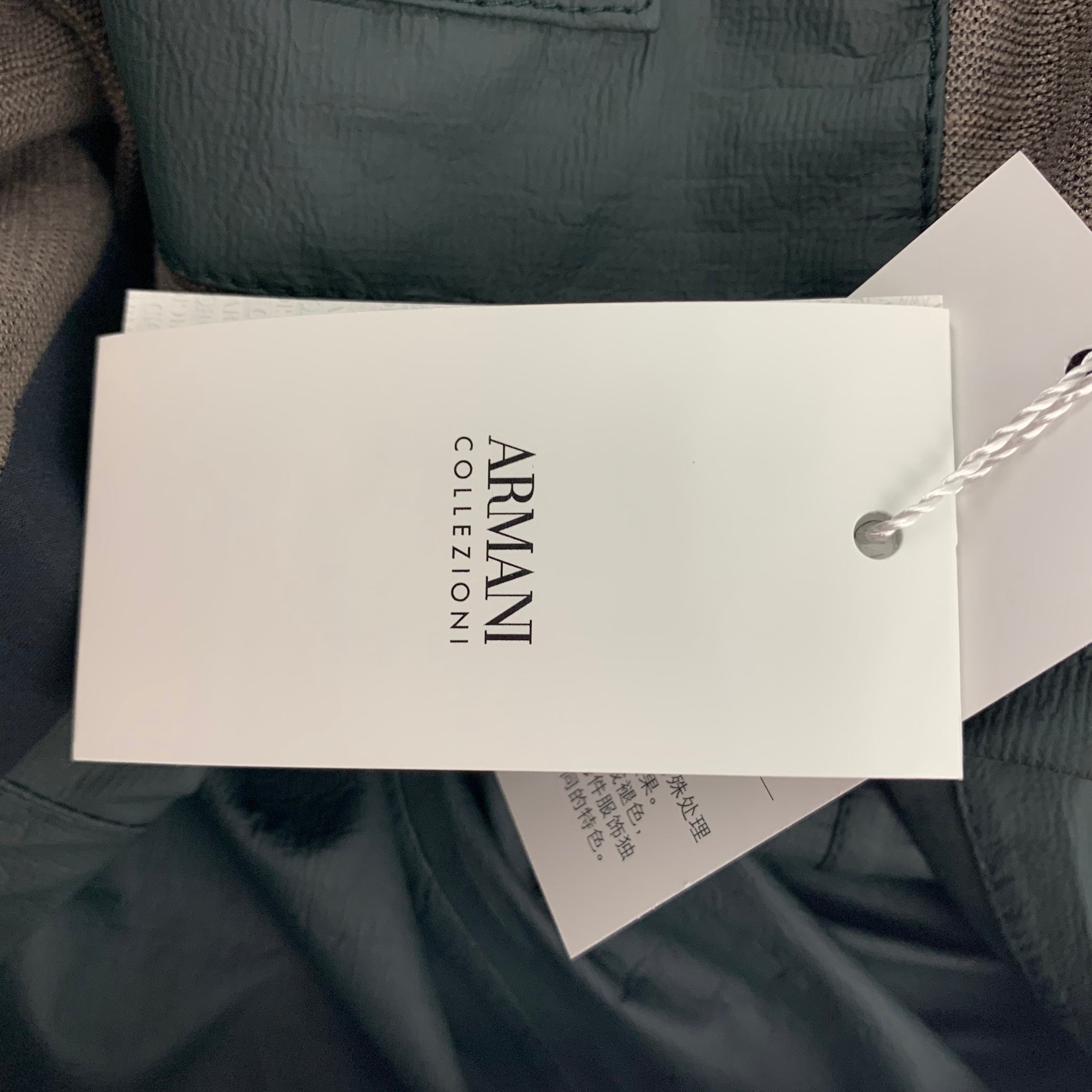 Armani collezioni water 2025 repellent jacket