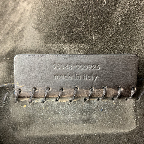 YVES SAINT LAURENT Brown Stitched Leather Flap Bag