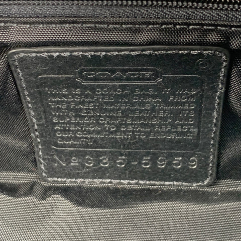 Trousse de toilette en toile noire taille unique COACH