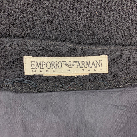 EMPORIO ARMANI Taille S Jupe crayon en crêpe noire